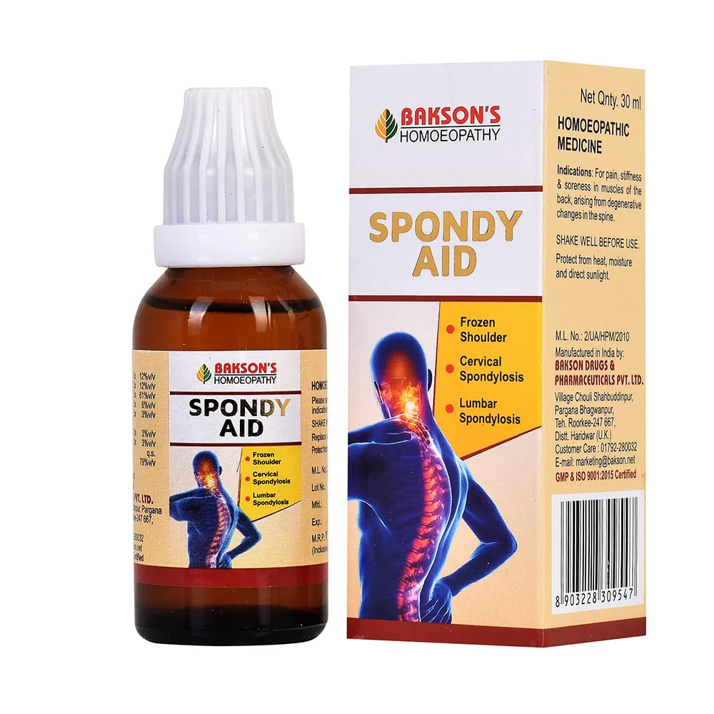 Bakson Spondy Aid Drops - 30ml