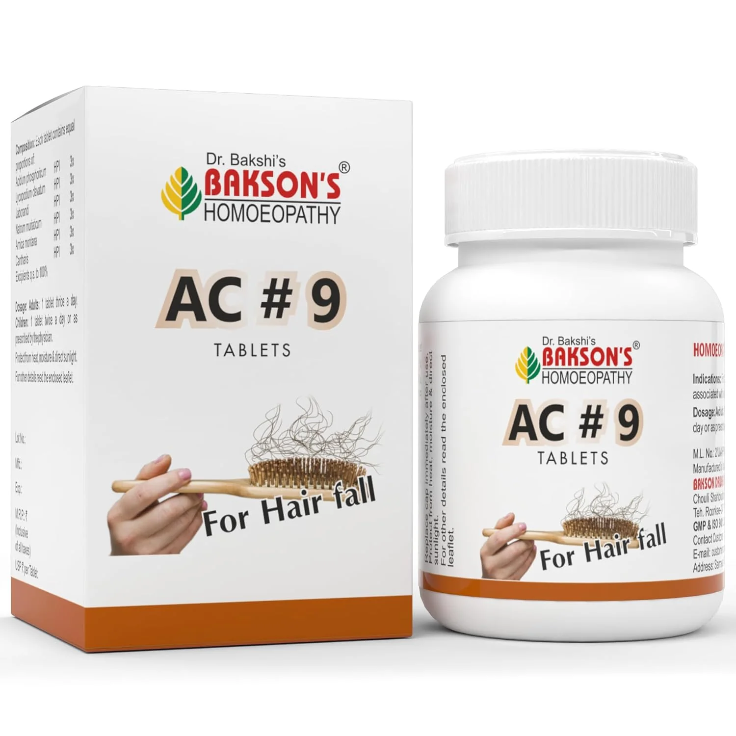 Baksons Homoeopathy AC #9 - 75 Tab