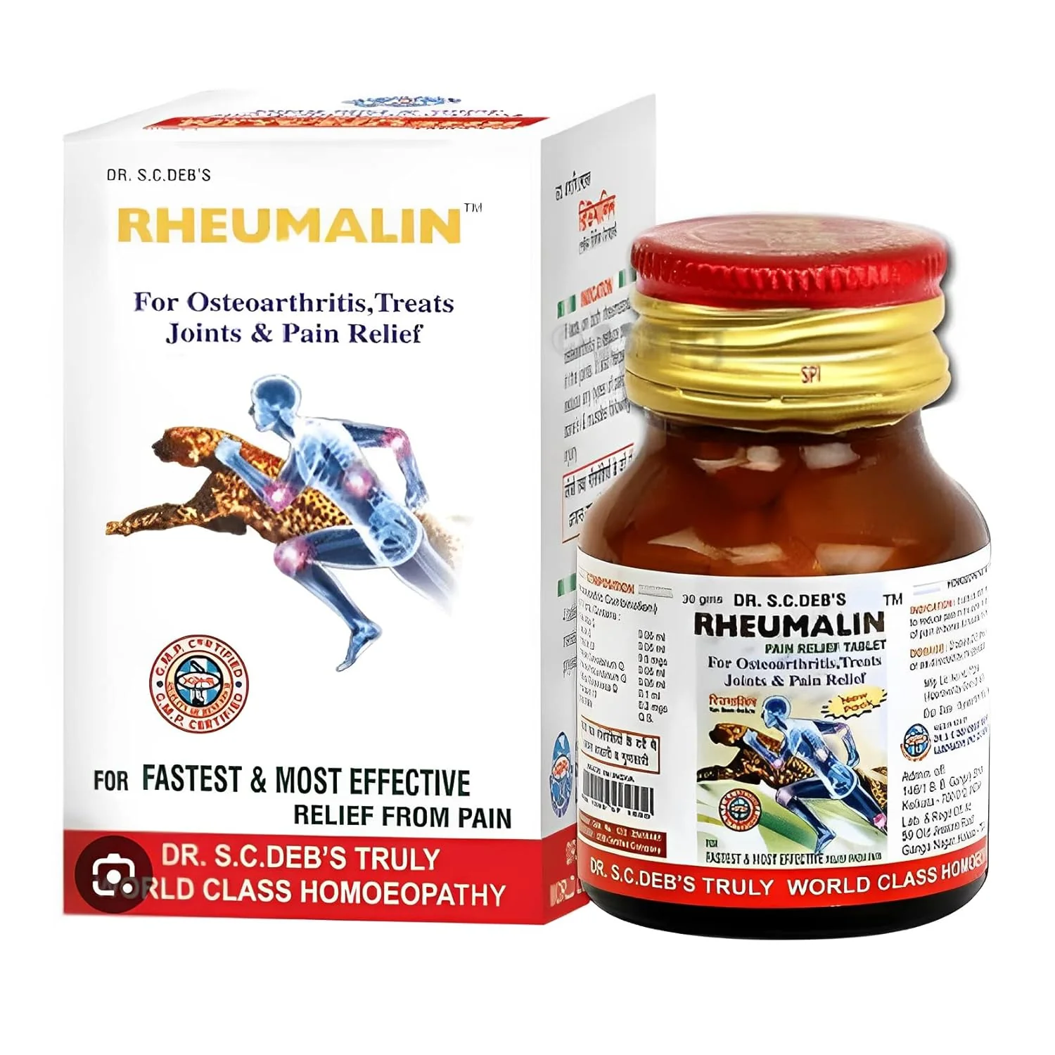 Dr SC RHEUMALIN Pain Relief Tablets 30gm