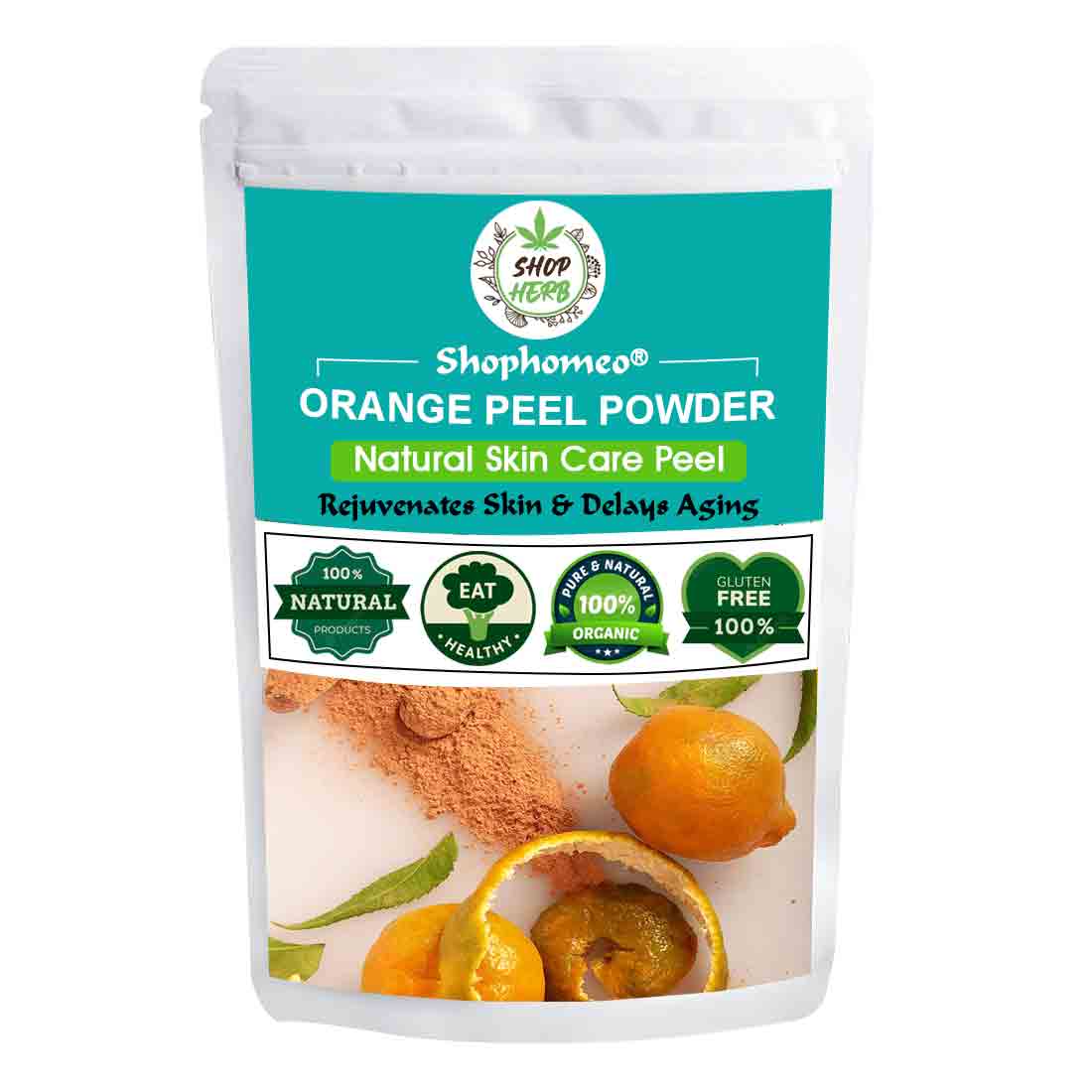 Orange Peel Powder For Skin and skincare (200 Grams) | 100% Natural, Preservative-free, No Chemcial - Image 2