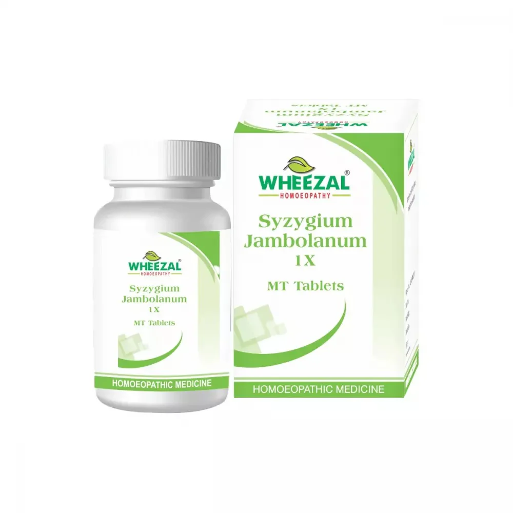 Wheezal Syzygium Jambolanum 1X (50tab)